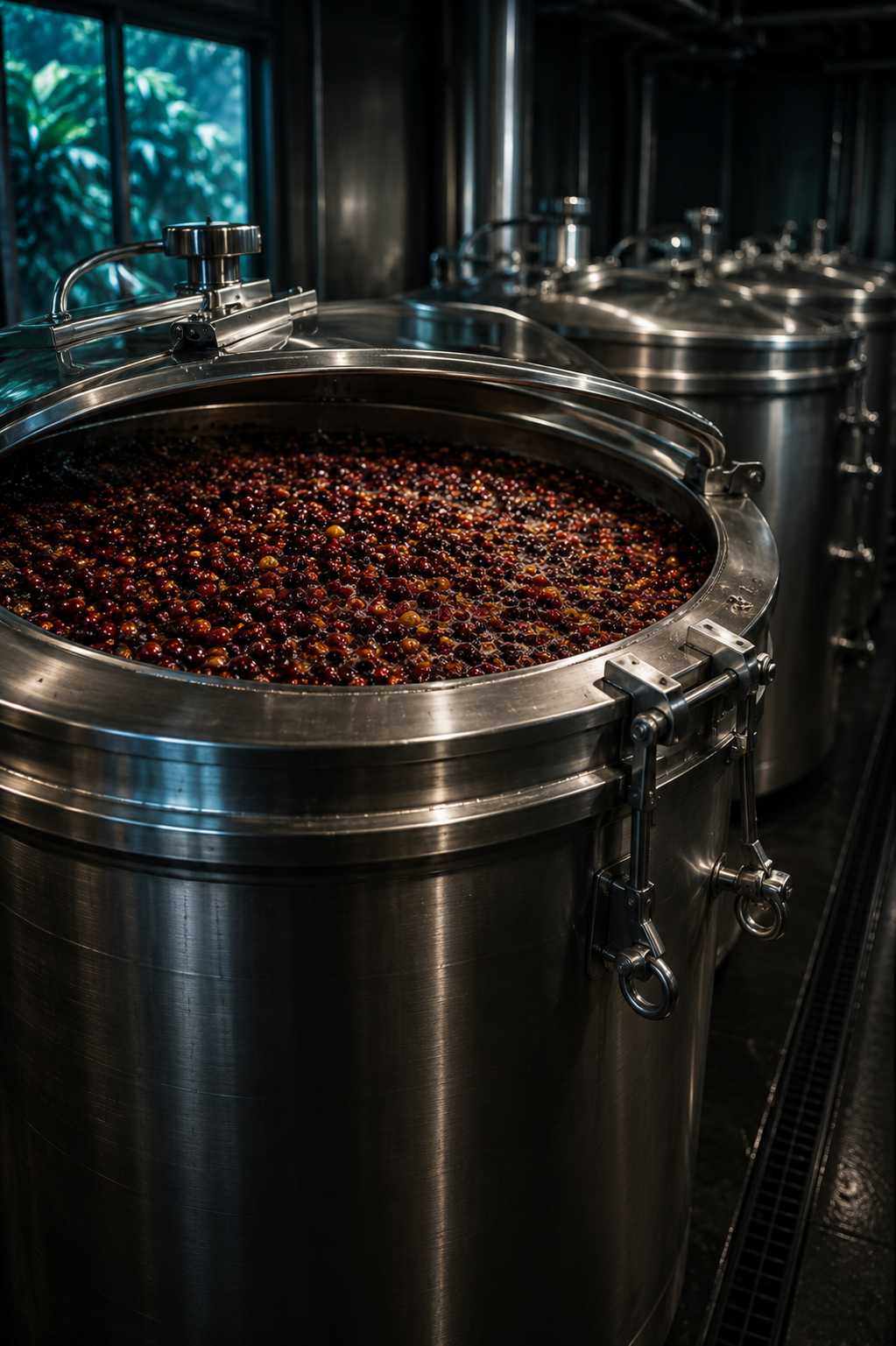 Anaerobic fermented specialty coffee beans